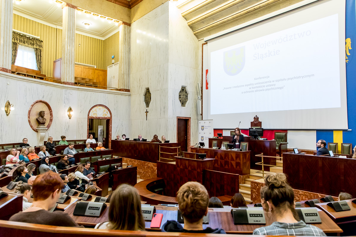 Uczestnicy konferencji „Prawne i medyczne aspekty umieszczenia w szpitalu psychiatrycznym"